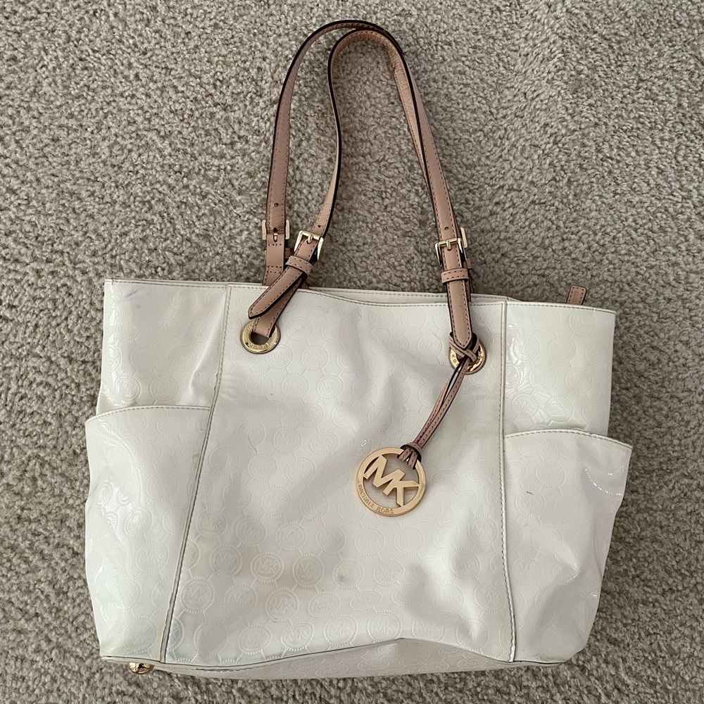 Michael Kors Bag - White & Tan
